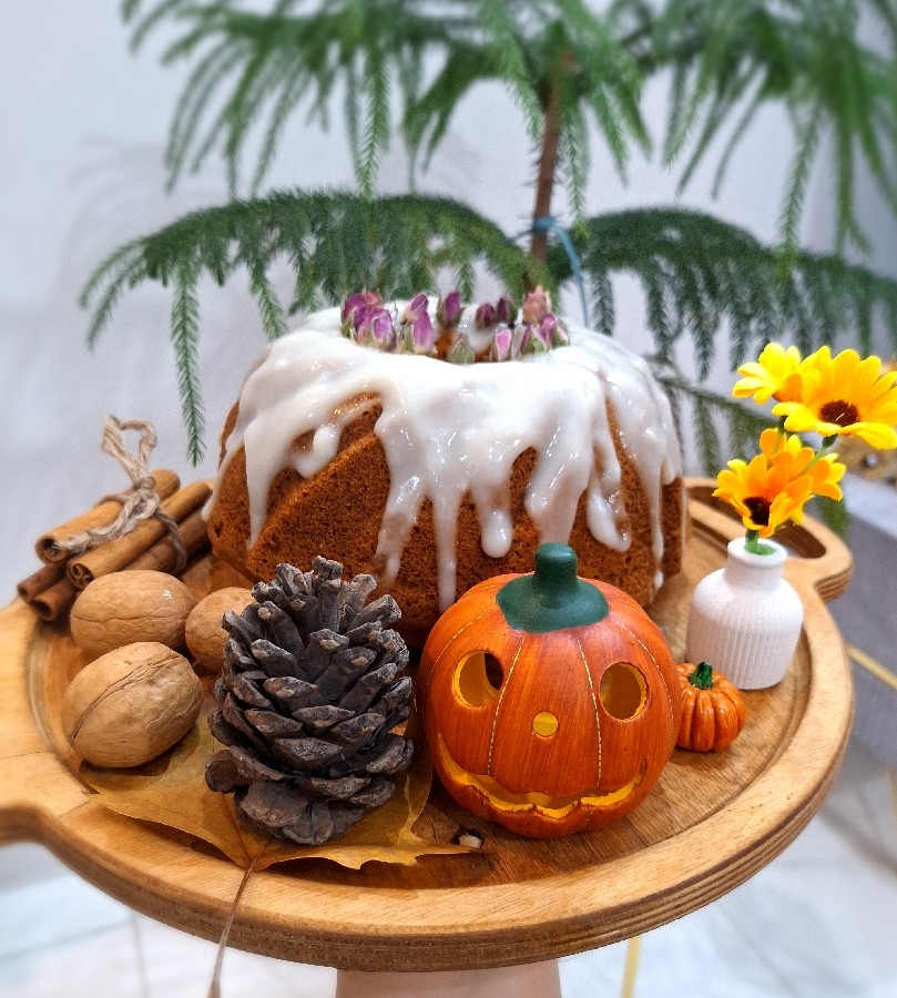 #کیک کدوحلوایی