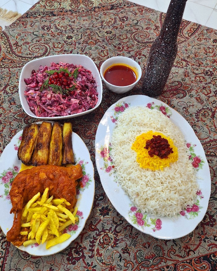 #زرشک پلوبا مرغ