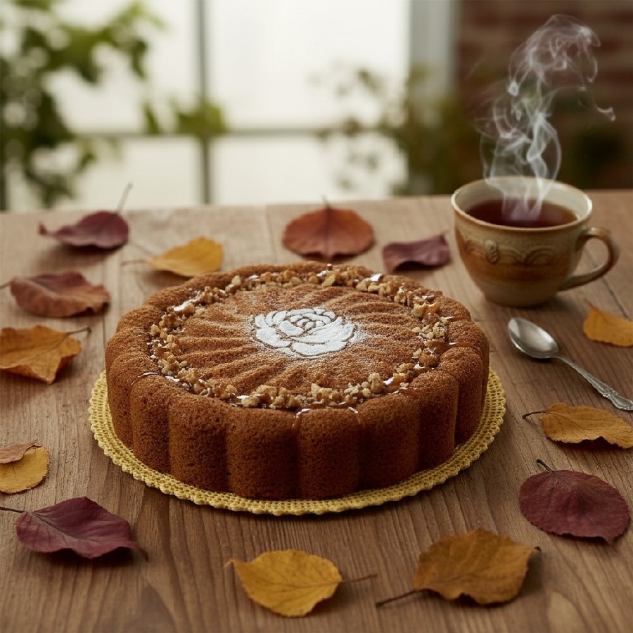 کیک هویج و گردو