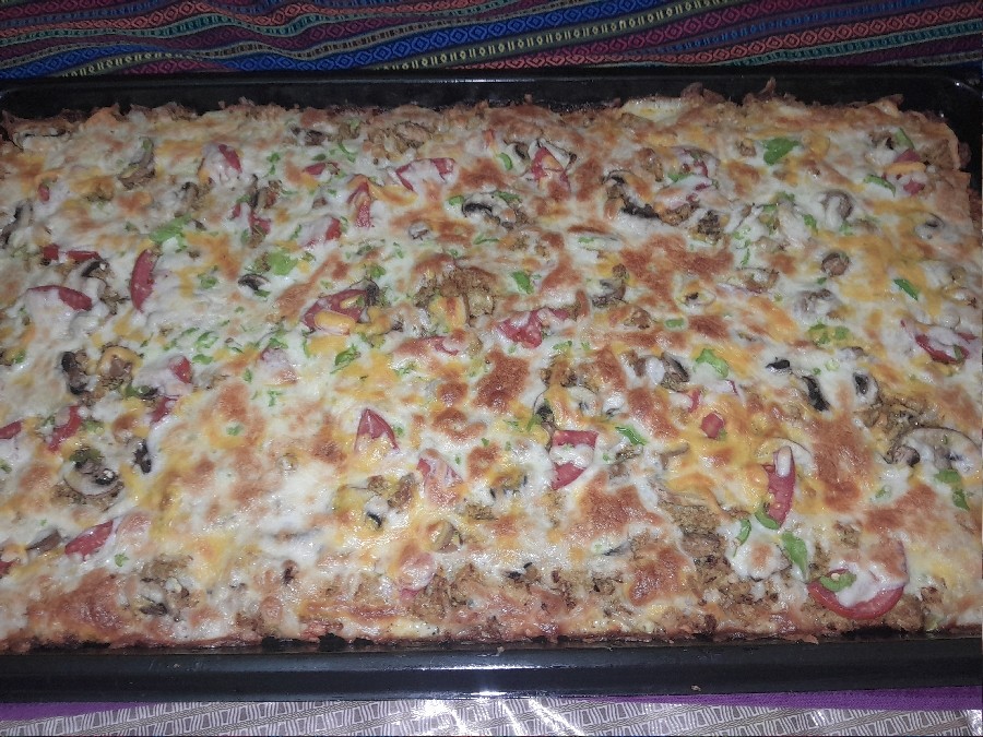 پیتزا وکباب رولت