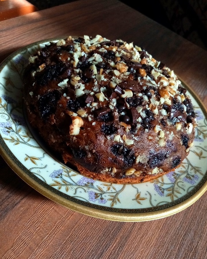 کیک موز و قهوه