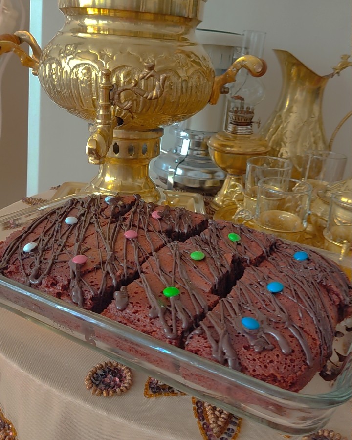 کیک شکلاتی برای مهمانی 