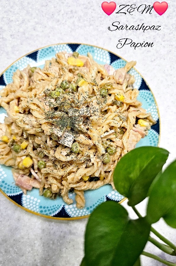 عکس سالاد ماکارونی و سالاد کلم 