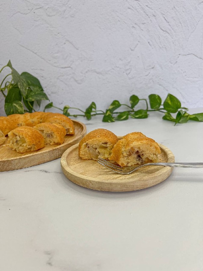 کیک آناناس و گردو