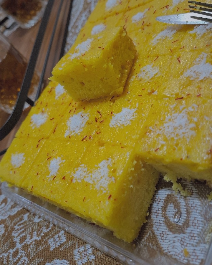 کیک باقلوایی که خیلی پیشنهاد میشه خیلی خوشمزس