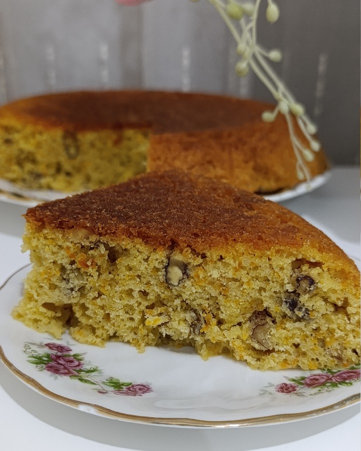 کیک هویچ گردو 