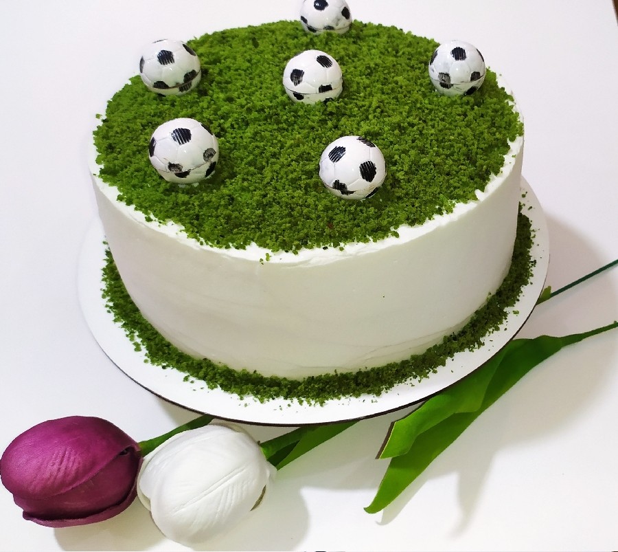 کیک تولد فوتبالی 