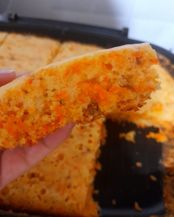 کیک هویج و گردو تابه ای