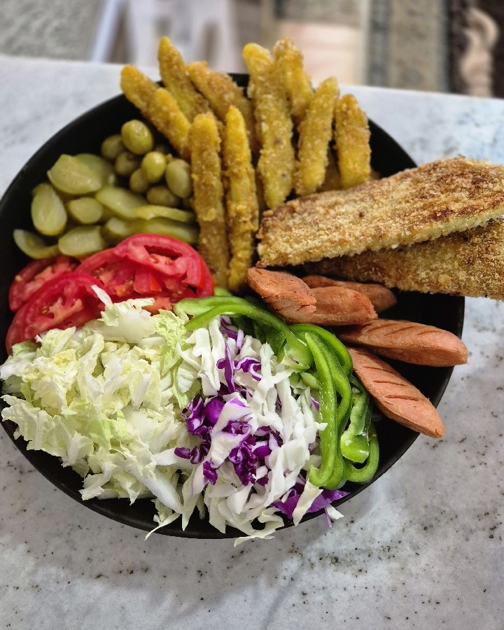 اسنک مرع،سیب زمینی کرانچی با دستور خانم صادقیان