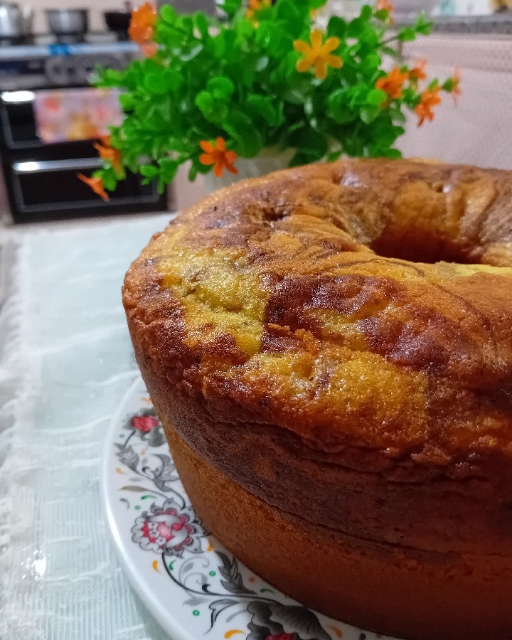 کیک زعفرانی