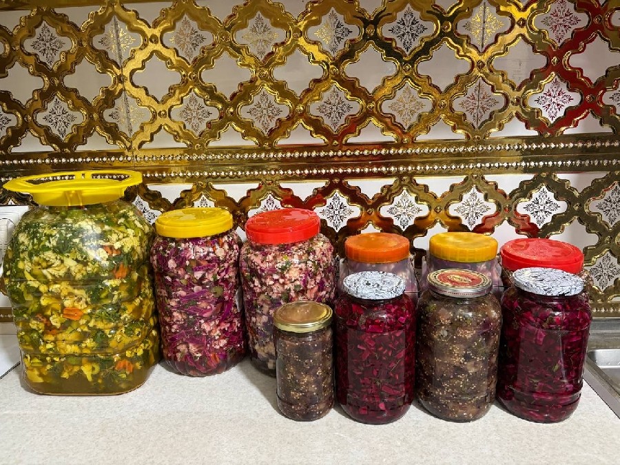 ترشی های جذاب پائیزی