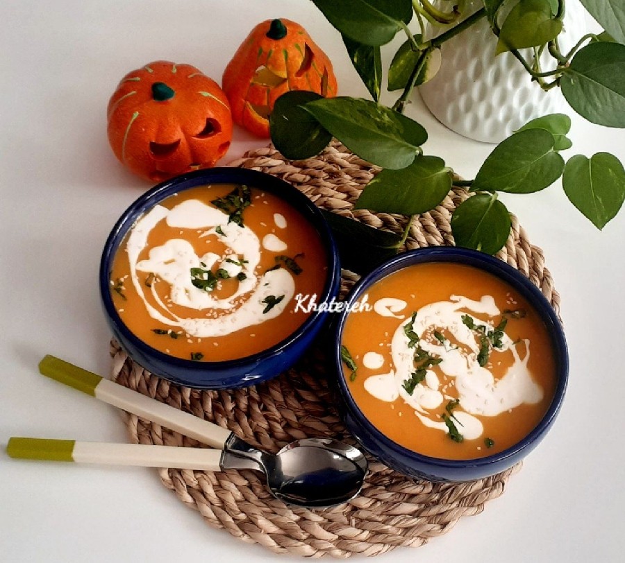 سوپ کدو حلوایی