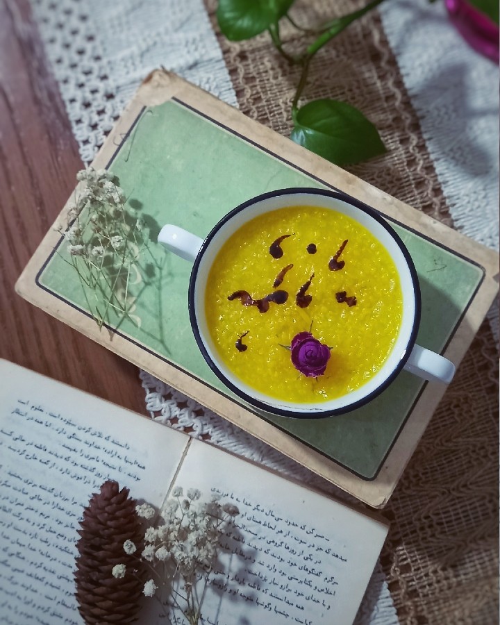 عکس تزیین شله زرد