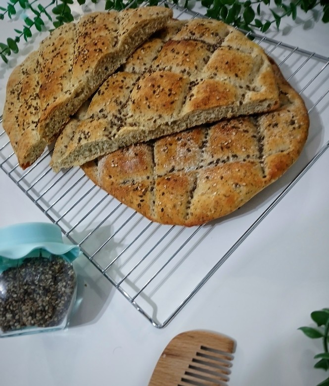 نان جو صبحانه