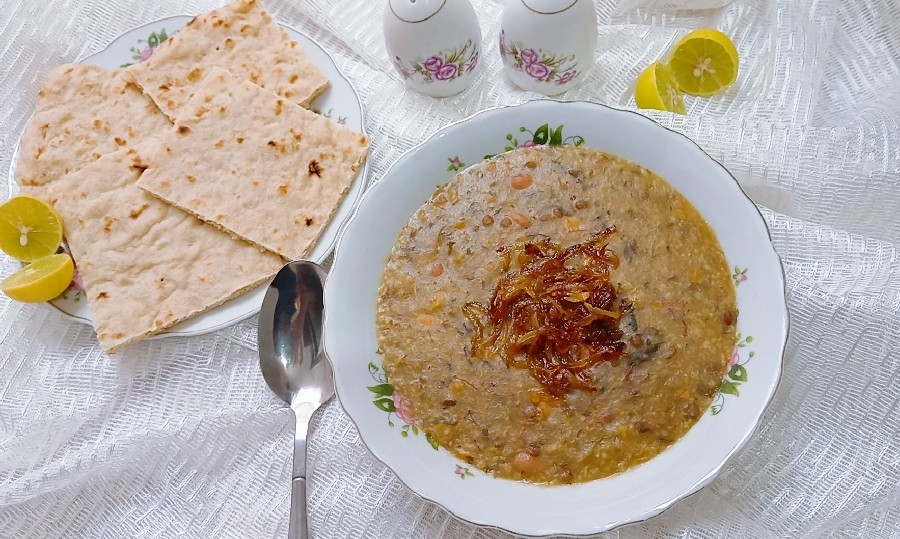 آش سبزی شیرازی