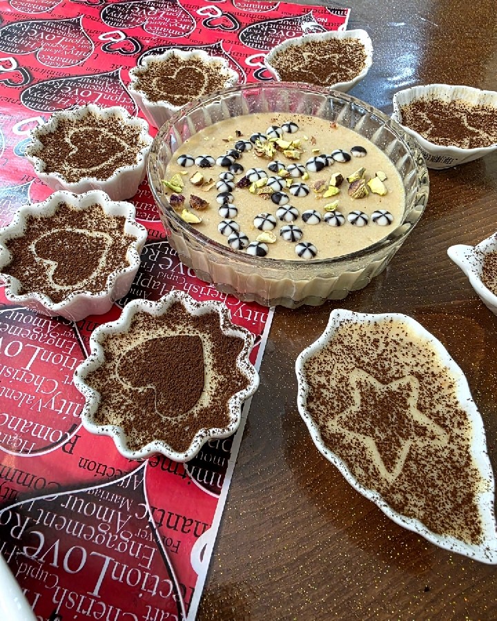 دسرشیرموزشکلات