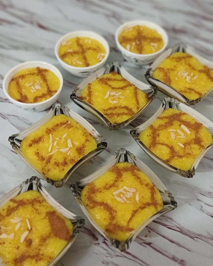 شله زرد نذری شهادت حضرت زهرا سلام الله علیها