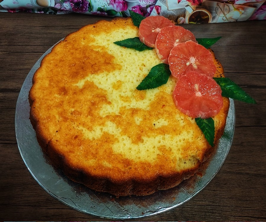 عکس کیک پرتقالی