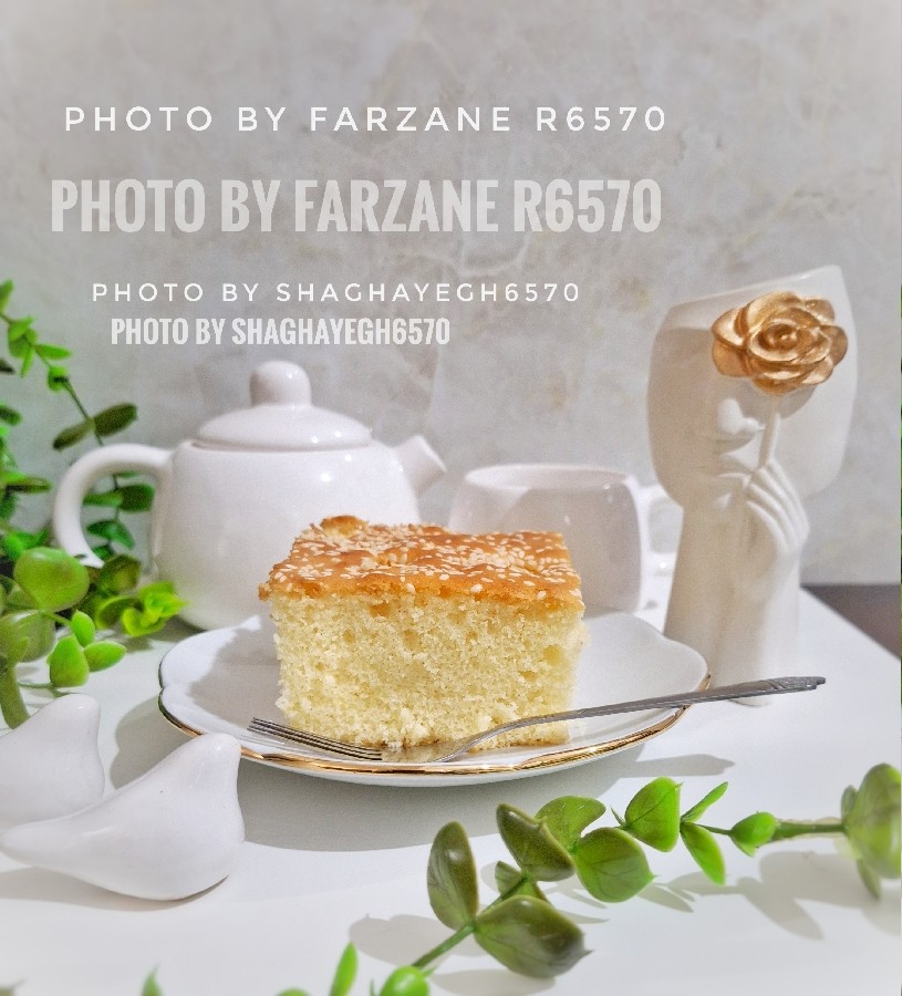 کیک ساده خانگی