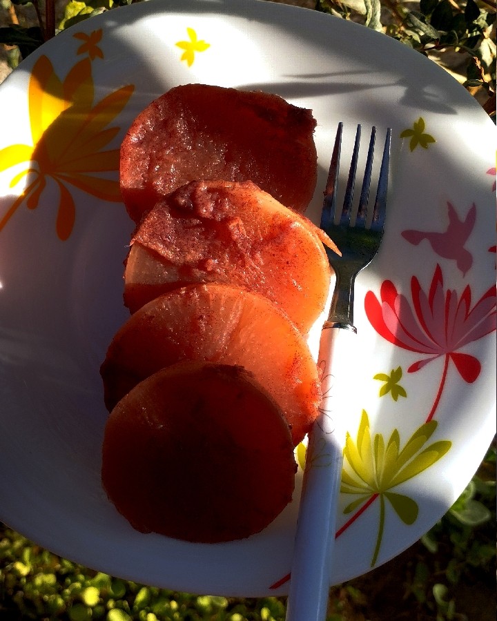 شلغم با خرما 