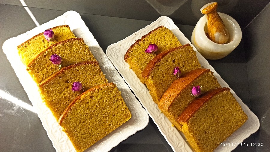 کیک صبحانه زعفرانی