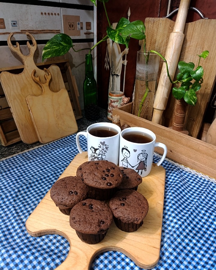 کاپ کیک شکلاتی