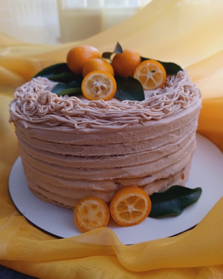 کیک نارگیلی تولدم 