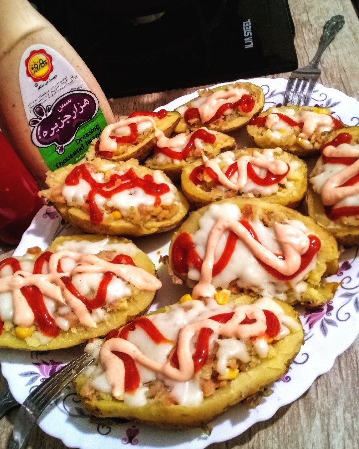 سیب زمینی شکم پر