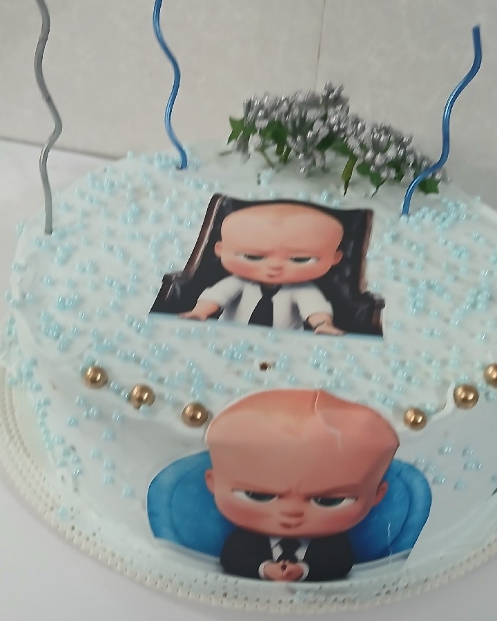 کیک تولد برای پسر گلم  