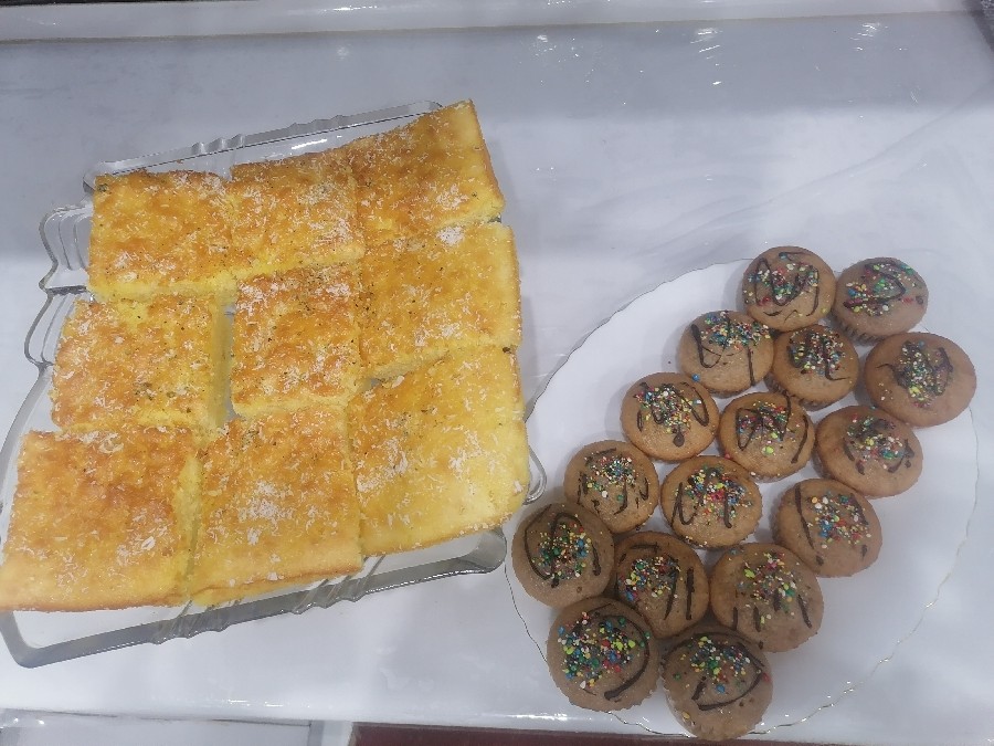 کیک شربتی مافین کاکائو 