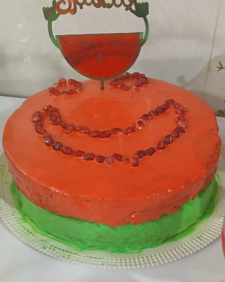 کیک یلدایی خونگی سارا خانم