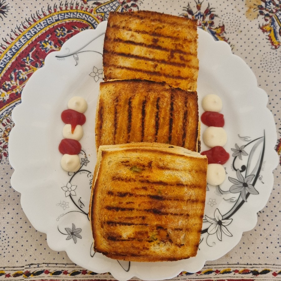 اسنک مرغ و بادمجون