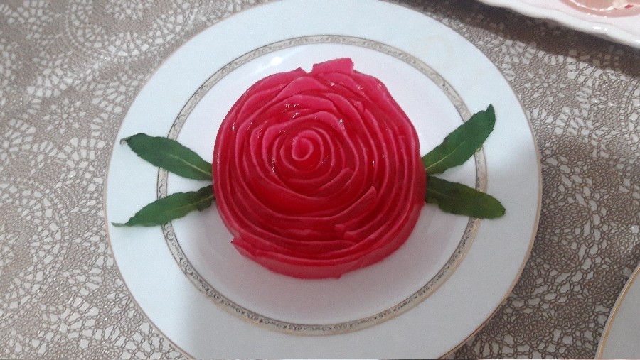 ژله فرفره ای یا رولتی