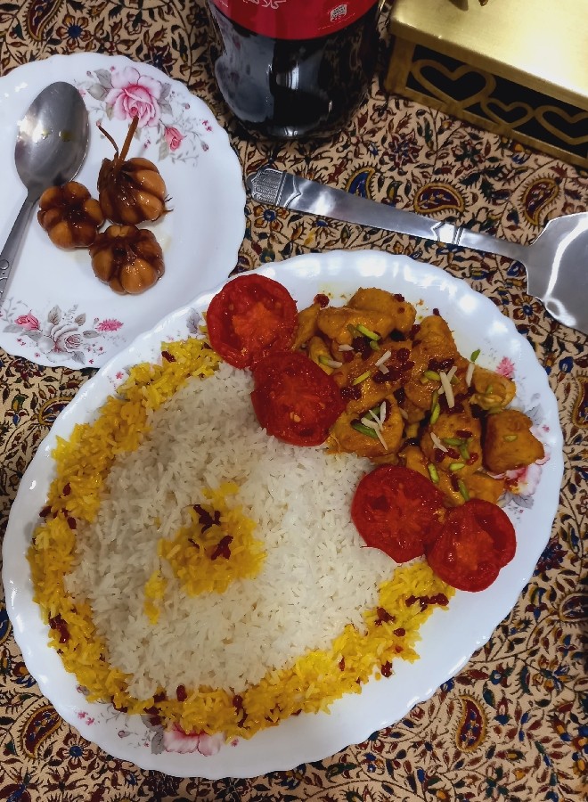 زرشک پلو بامرغ