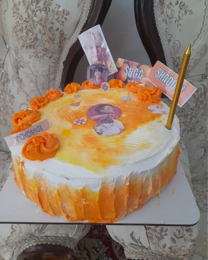 کیک تولد فاطمه جون 