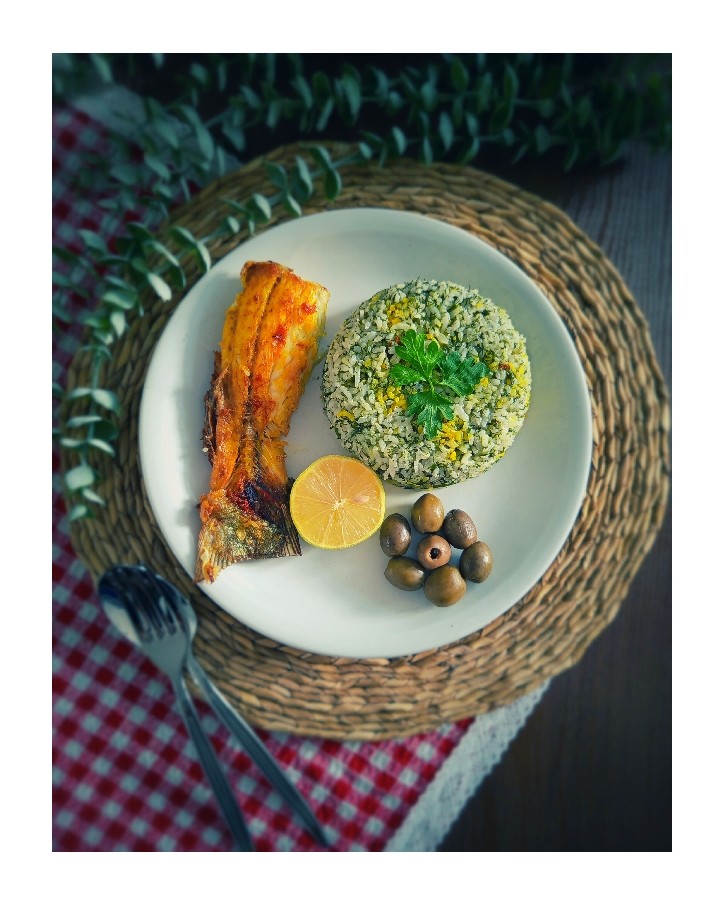 سبزی پلو باماهیِ من 