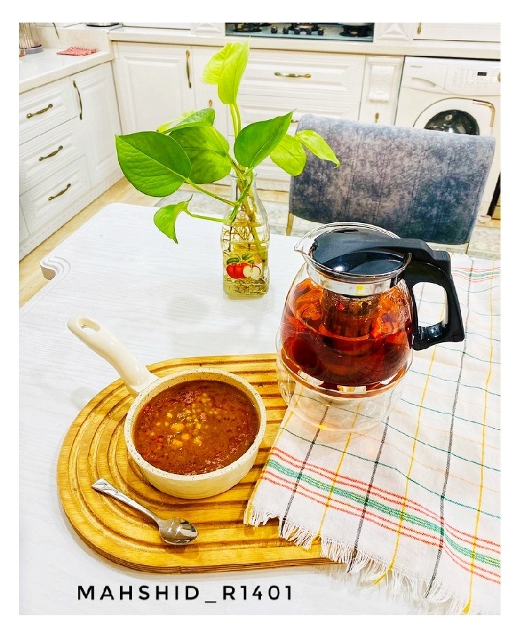 آش گندم و جگر در جمعه ای که گذشت.