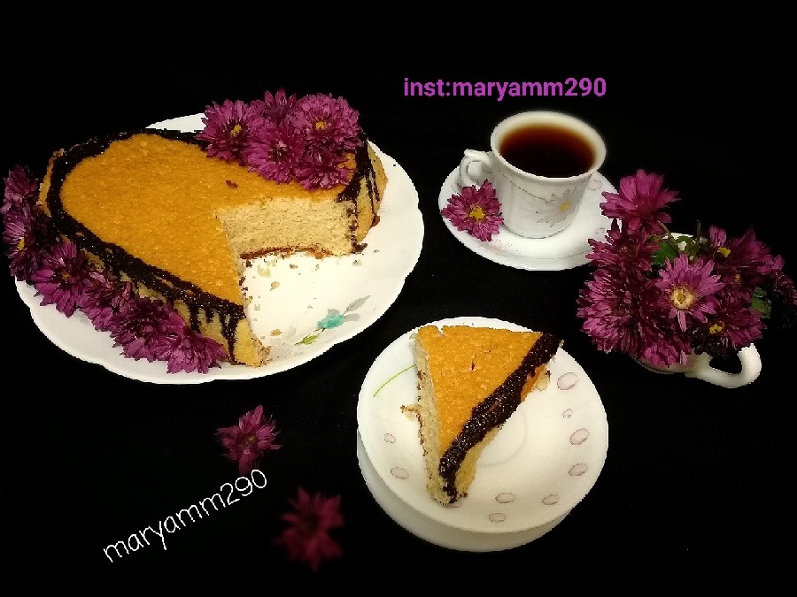 کیک هل و گلاب