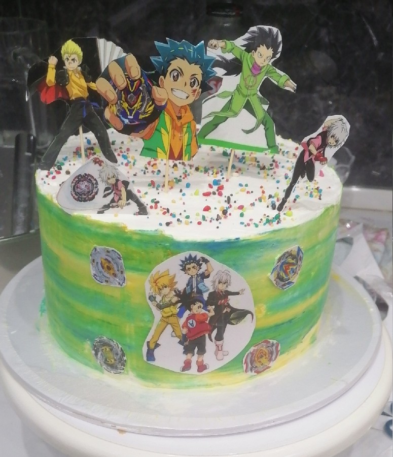 کیک مدل  فرفره انفجاری 