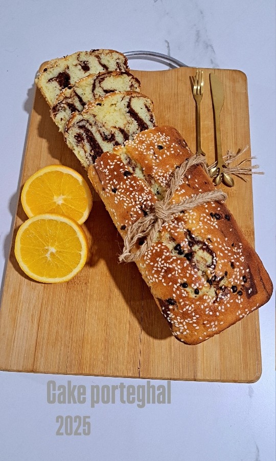 عکس کیک پرتقال شکلاتی