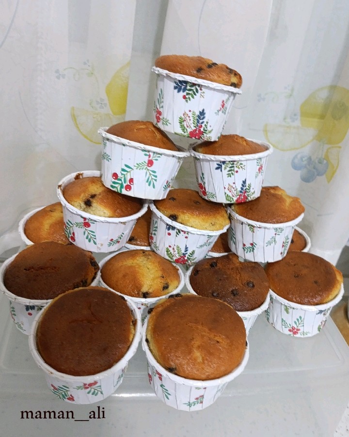 # کاپ کیک شکلاتی