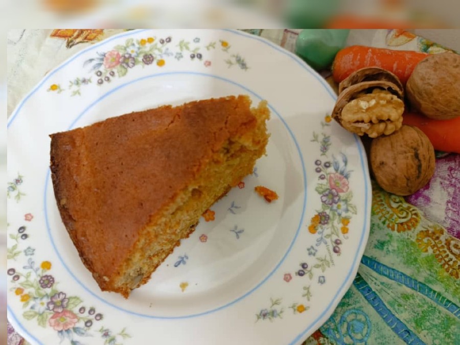کیک هویج و# گردو