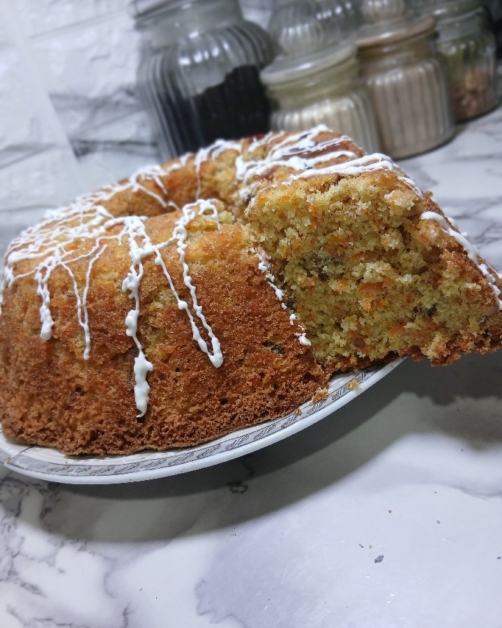 #کیک هویچ گردو