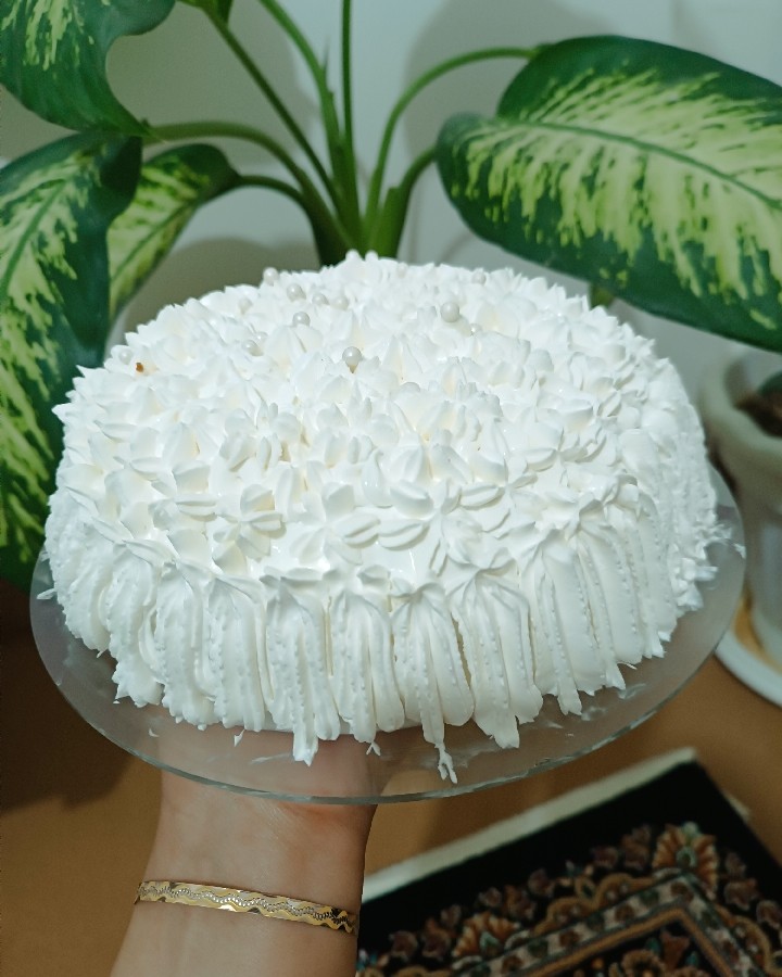 کیک خامه ای 