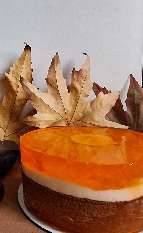 کیک کرم ژله ای