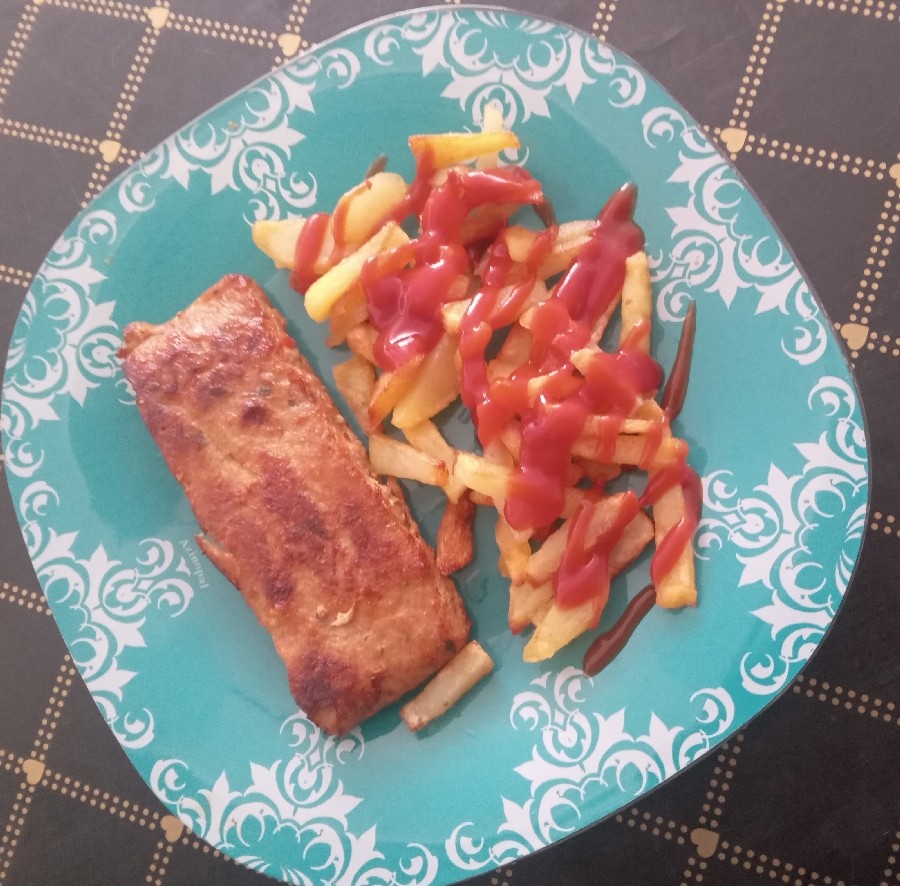 کباب لقمه با گوشت مرغ