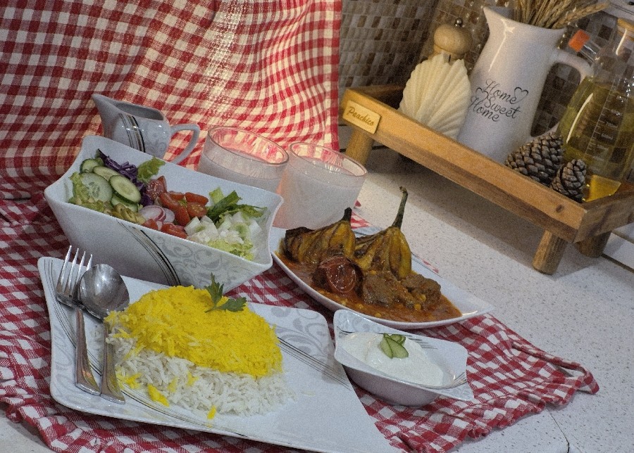 قیمه بادمجان