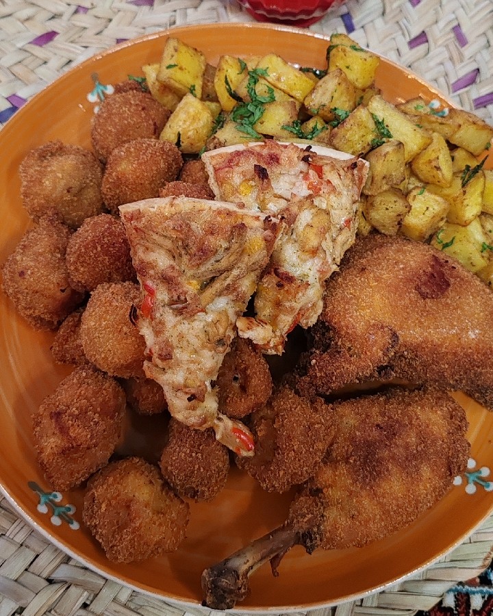 بشقاب سوخاری که برای روز مرد تقدیم همسرجان شد