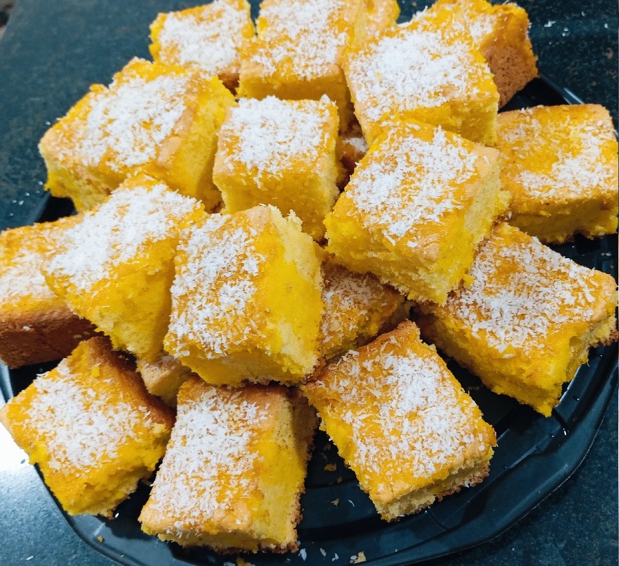 کیک شربتی زعفرونی 