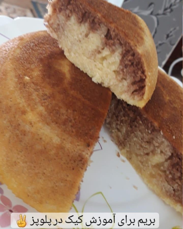 عکس کیک ساده خانگی